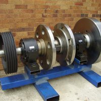 Manufactured hammermill spindle complete