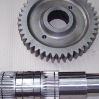 Manufactured gear and shaft