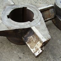 Worn and damaged Powells prebreaker cutter