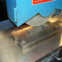 Surface grinding tool steel guillotine die